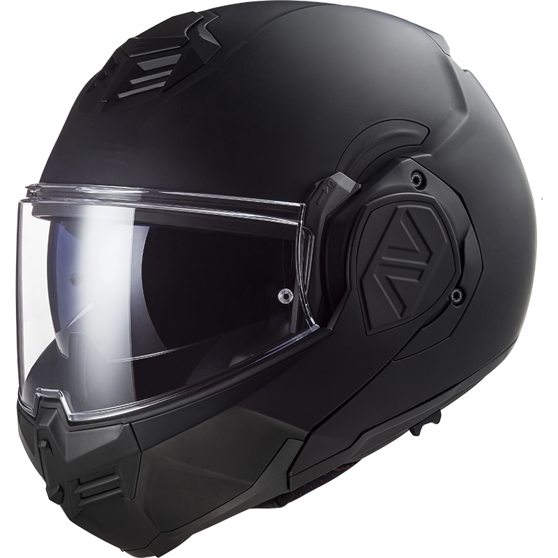 Flip-up moottoripyöräilykypärä LS2 FF906 Advant Noir-06 musta