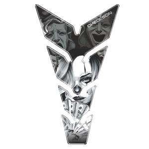 Polttoainesäiliön kansi - tankpad Print Poker Face