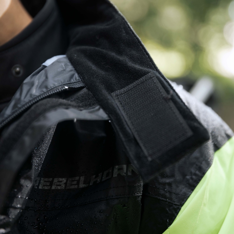 Rebelhorn Rain Musta moottoripyörä takki