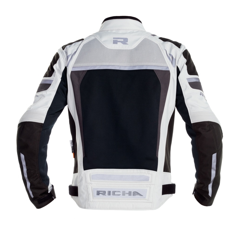 Bunda na motorku RICHA Airstorm WP šedá výprodej