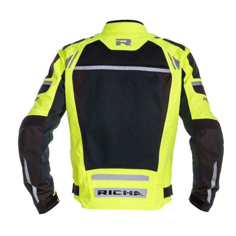 Bunda na motorku RICHA Airstorm WP fluo žlutá výprodej