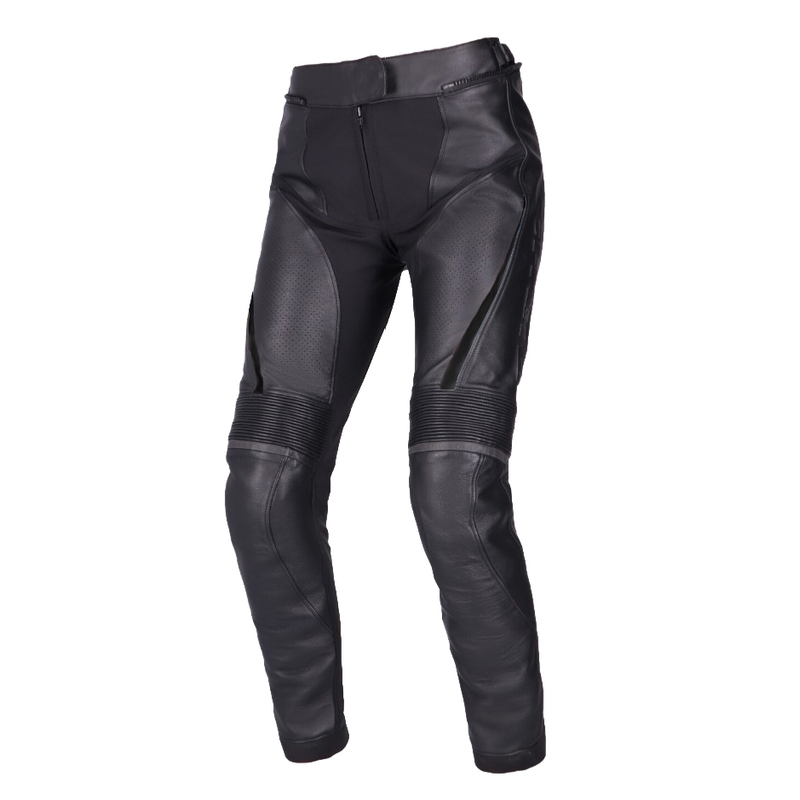 Naisten moottoripyörähousut RICHA Laura musta alennusmyynti