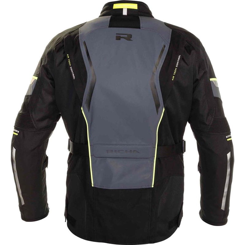 Dámská bunda na motorku RICHA Infinity 2 Flare šedo-fluo žlutá výprodej