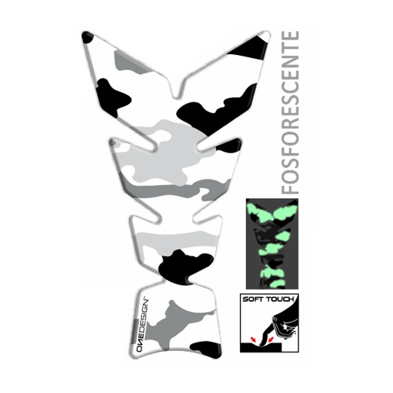 Polttoainesäiliön kansi - säiliöalusta Tulosta Mimetic Phosphorescent (fosforoiva)