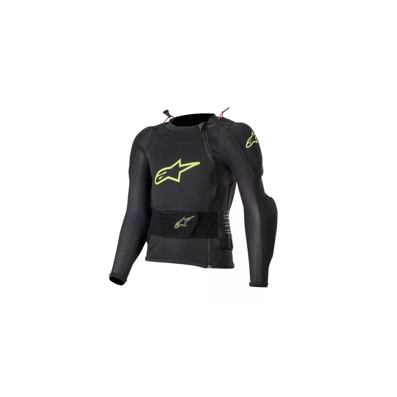 Alpinestars Bionic Plus Lasten vartalosuoja Musta-Fluo Keltainen