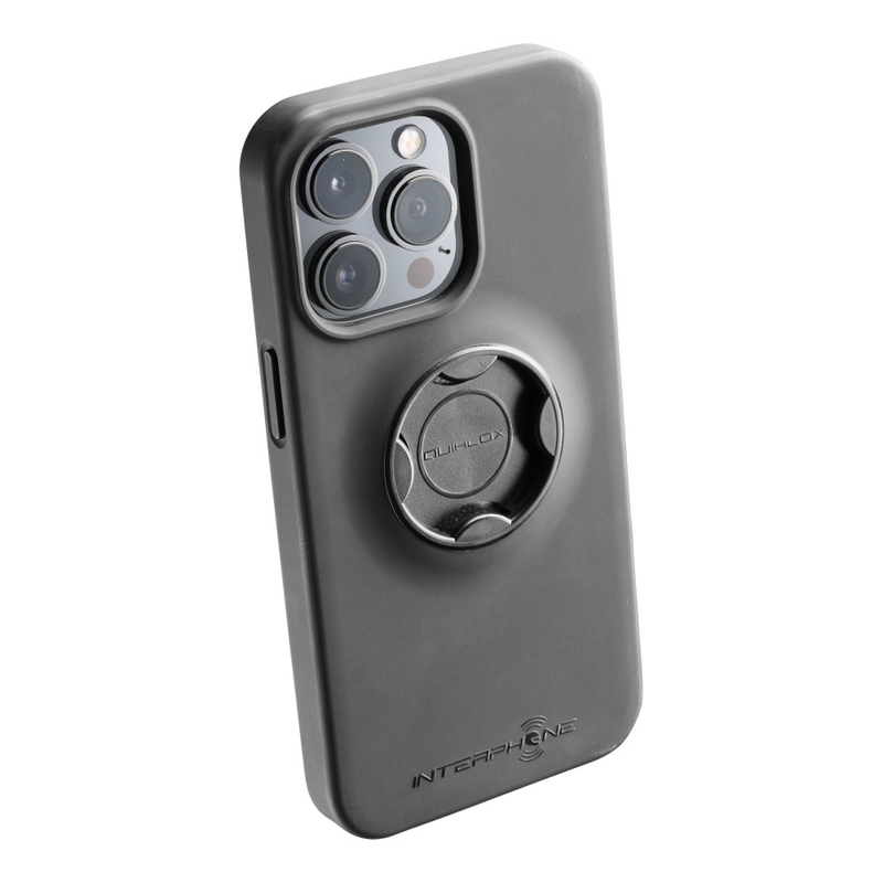 Suojakuori Interphone QUIKLOX Apple iPhone 14 Pro:lle musta