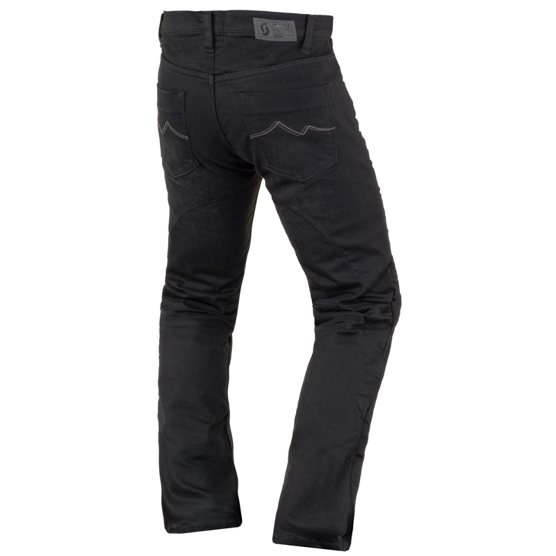 SCOTT Denim Stretch moottoripyöräfarkut Musta