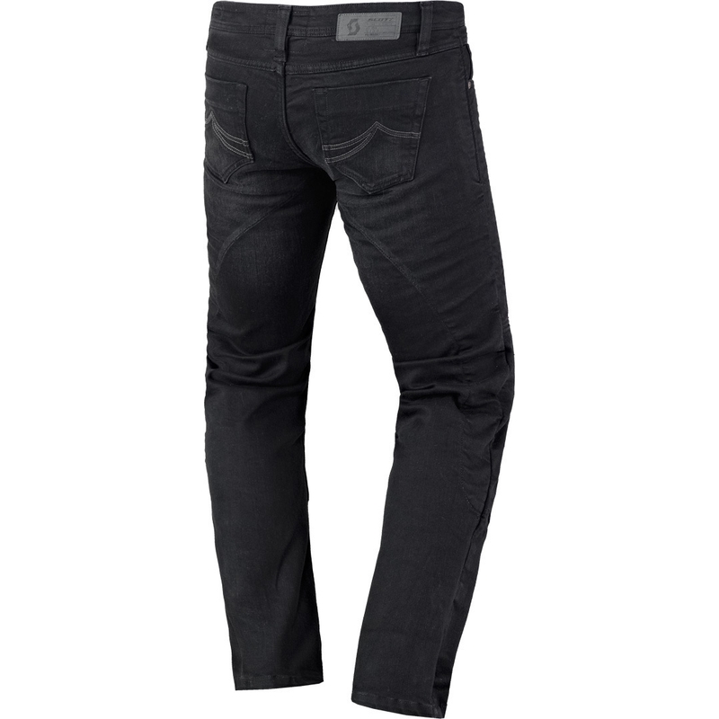 Naisten SCOTT Denim Stretch moottoripyöräfarkut Musta