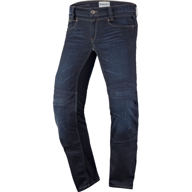 Naisten SCOTT Denim Stretch moottoripyöräfarkut Siniset