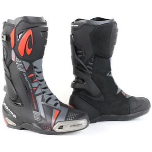 Forma Phantom moottoripyöräsaappaat musta-harmaa-punainen