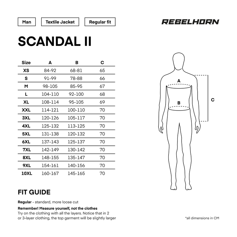 Rebelhorn Scandal II moottoripyörätakki hopea-musta