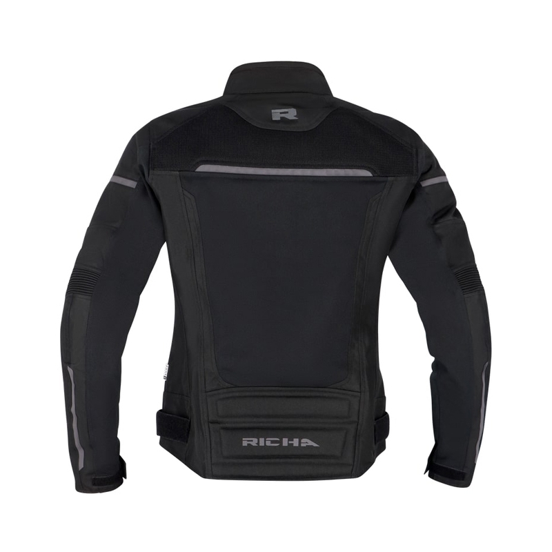 Dámská bunda na motorku RICHA Airstorm WP černá výprodej