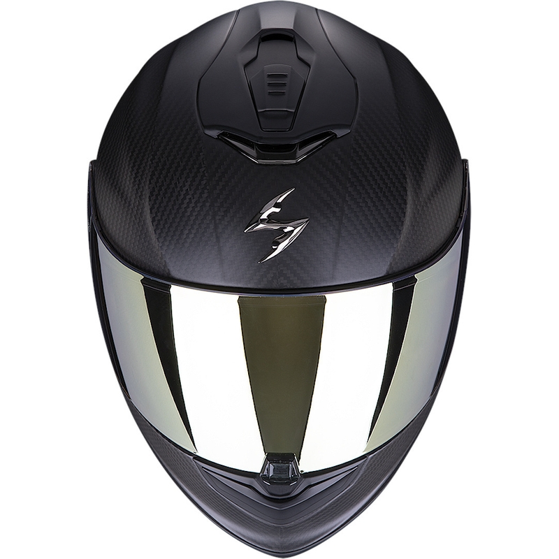 Integroitu kypärä Scorpion EXO-1400 EVO Carbon Air kiinteä musta mattainen