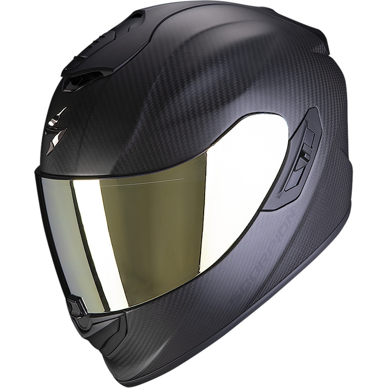 Integroitu kypärä Scorpion EXO-1400 EVO Carbon Air kiinteä musta mattainen