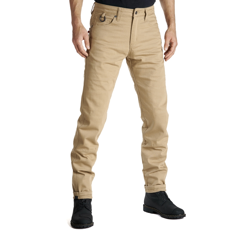 Moottoripyöräfarkut PANDO MOTO Robby Slim beige alennusmyynti