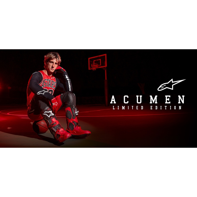 Dětský motokrosový dres Alpinestars Racer Acumen limitovaná edice červeno-černo-bílý