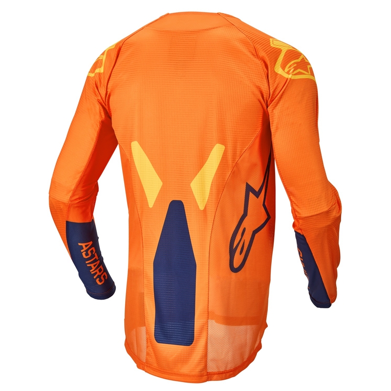 Dětský motokrosový dres Alpinestars Racer Factory oranžovo-modro-žlutý