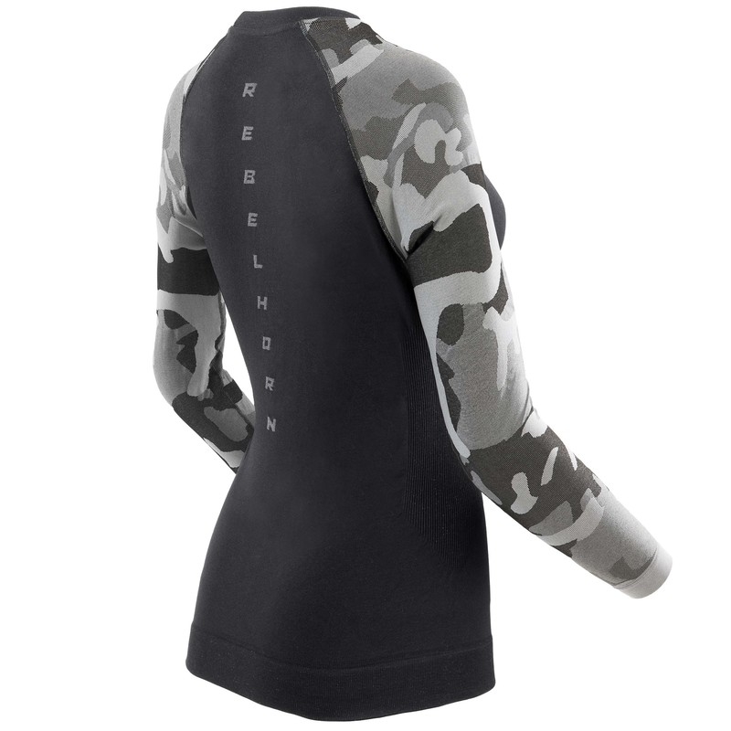 Naisten Rebelhorn Freeze II camo lämpöpaita