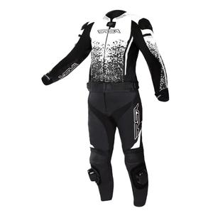 RSA GT2 mustavalkoinen moottoripyöräilyhaalari alennusmyynti