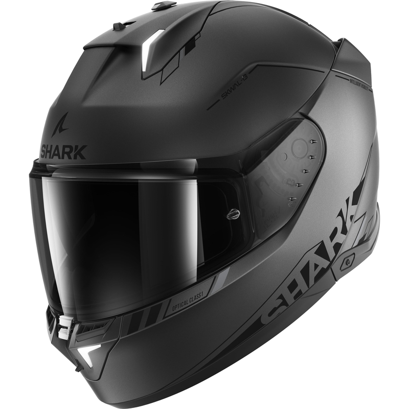 Integrální přilba na motorku SHARK Skwal i3 Blank SP šedá matná