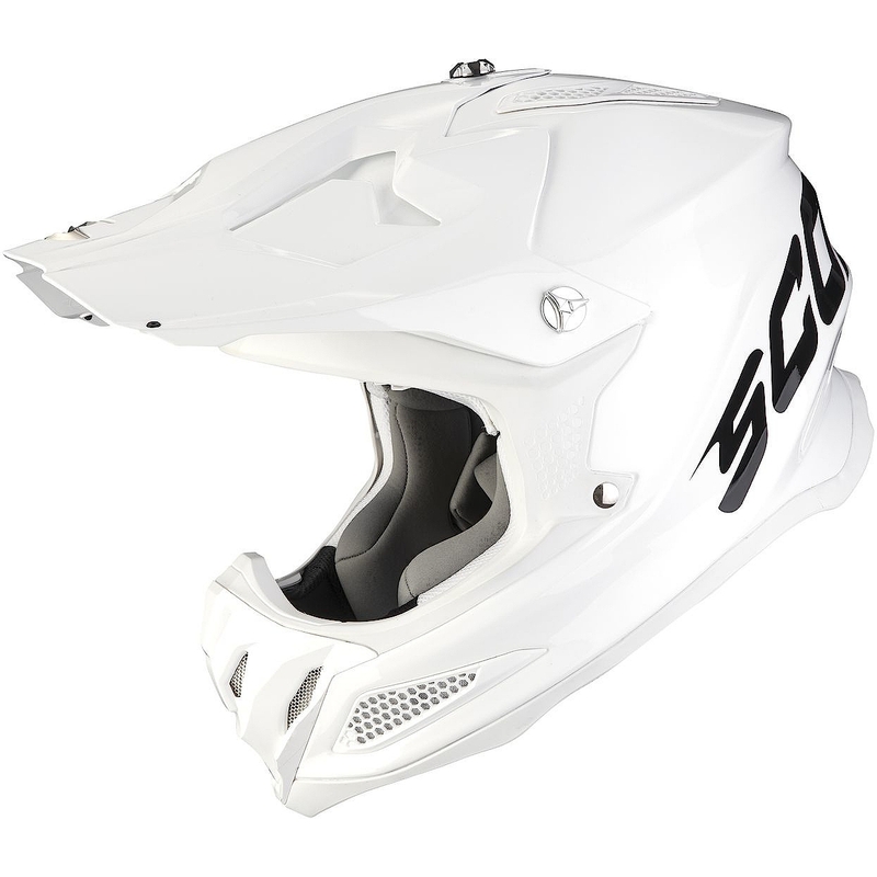 Motocross kypärä Scorpion VX-22 Air Solid valkoinen
