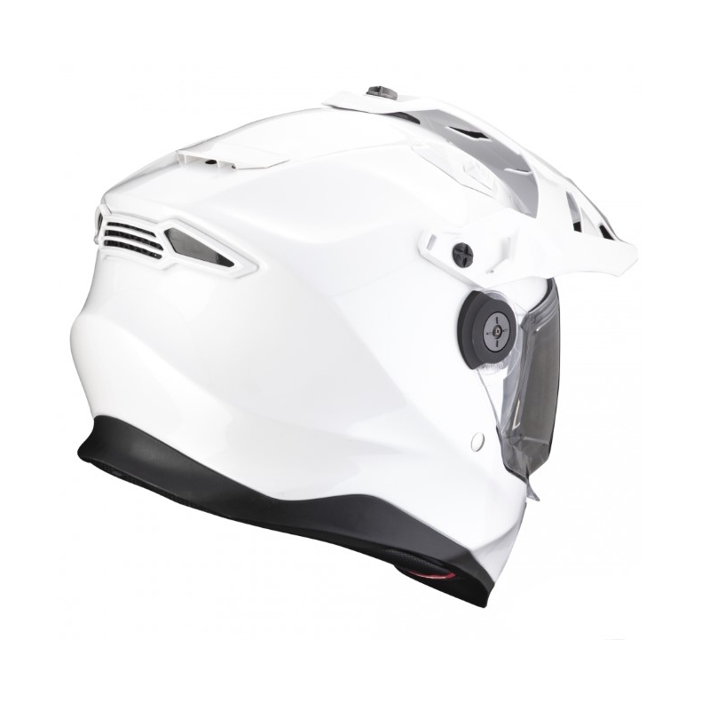 Enduro-moottoripyöräilykypärä SCORPION ADF-9000 AIR Solid pearl valkoinen
