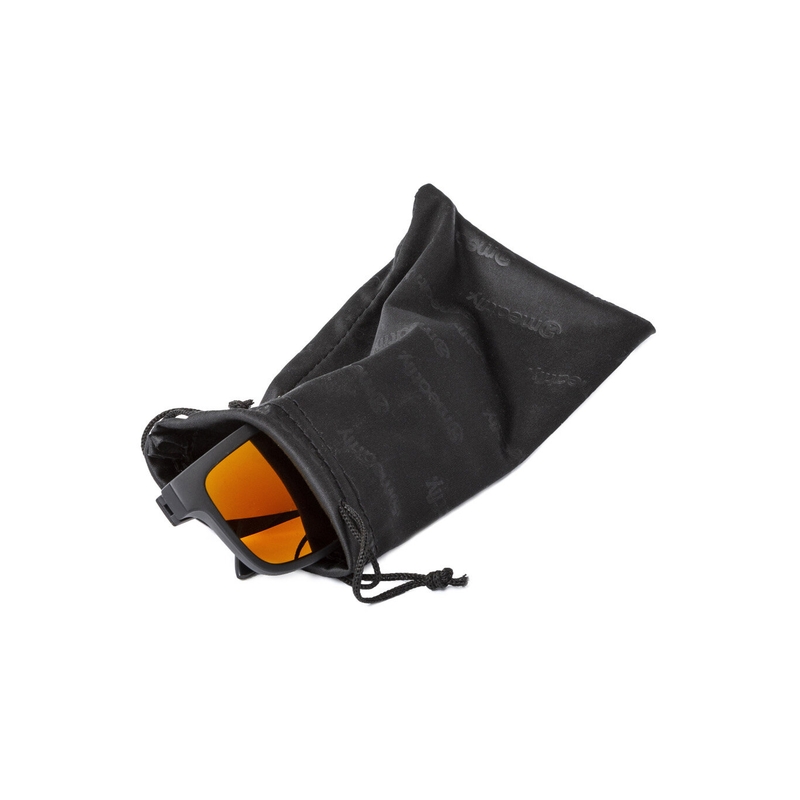 Meatfly Memphis mustat ja oranssit aurinkolasit