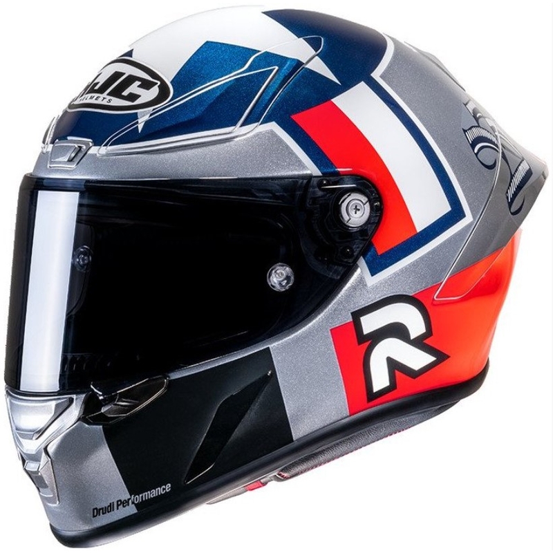 Integrální přilba na motorku HJC RPHA 1 Ben Spies Silverstar MC21 červeno-modro-bílo-stříbrná
