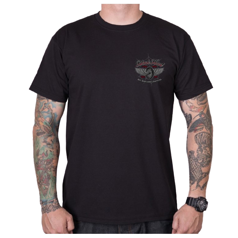 Pánské triko Black Heart Red Baron Chopper
