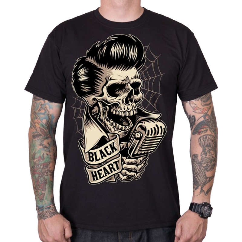 Pánské triko Black Heart Rockabilly