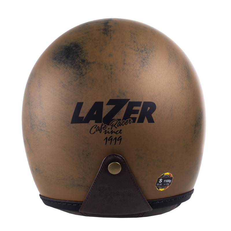 Přilba na motorku otevřená Lazer Mambo Evo Cafe Racer hnědá matná výprodej