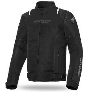 Moottoripyörätakki SEVENTY DEGREES SD-JR48 musta alennusmyynti