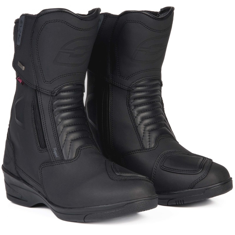 Naisten Ozone Rapid Black Matte Moottoripyöräsaappaat