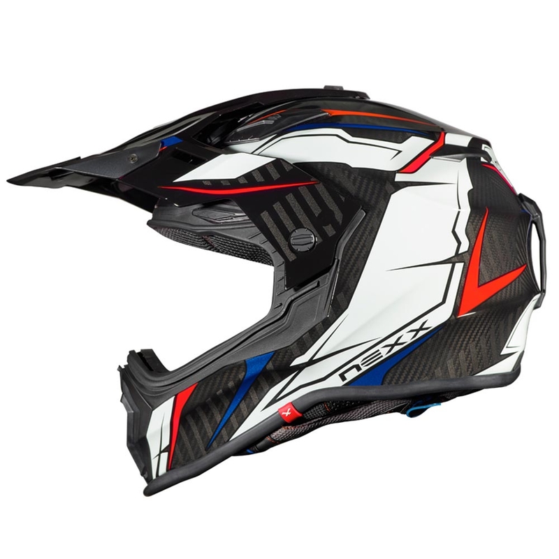 Enduro přilba NEXX X.WRL Atika černo-bílo-červená výprodej