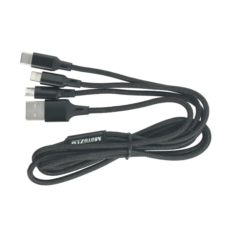 USB-kaapeli 3in1 MotoZem