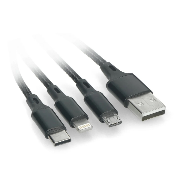 USB-kaapeli 3in1 MotoZem