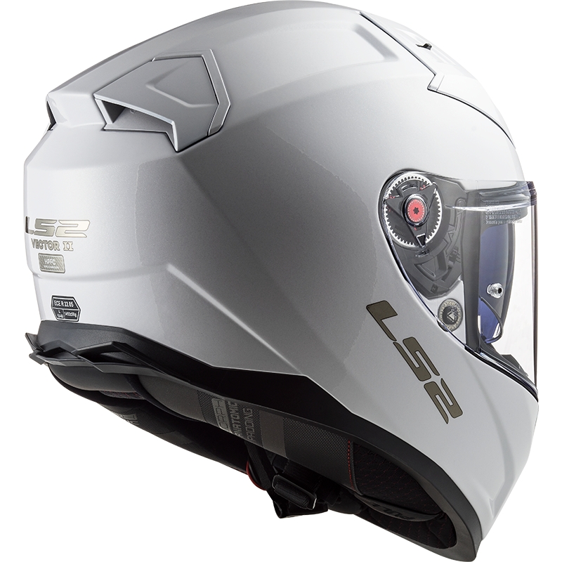 LS2 FF811 Vector II Solid White Integral moottoripyöräilykypärä