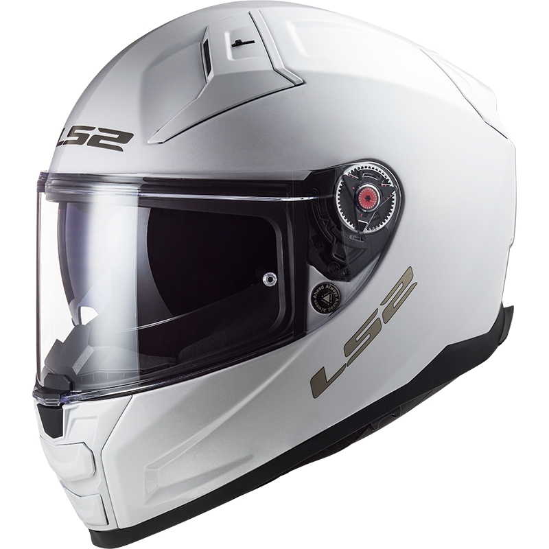 LS2 FF811 Vector II Solid White Integral moottoripyöräilykypärä