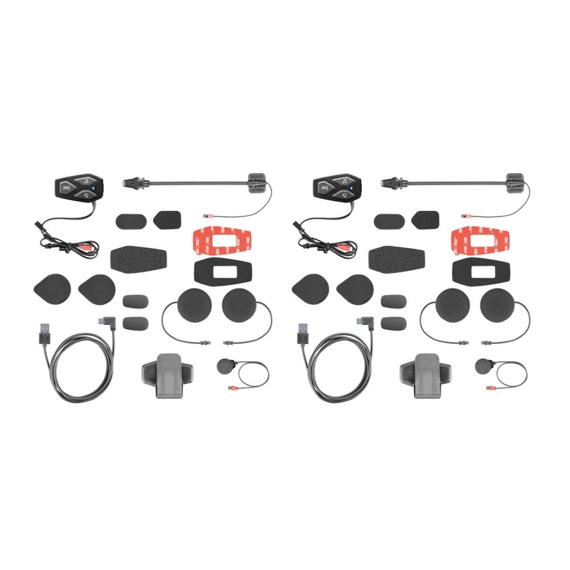Bluetooth-kuulokkeet Interphone U-COM3 Twin Pack (kaksoispakkaus)