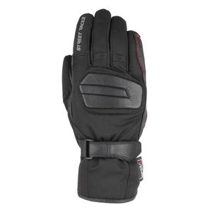 Street Racer Monzoon Musta Moottoripyöräily käsineet