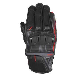 RSA Sprint moottoripyöräilyhanskat musta ja punainen
