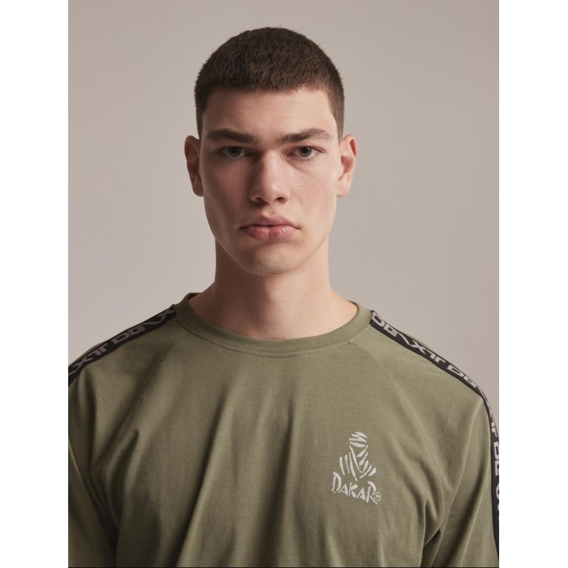 Pitkähihainen T-paita DAKAR DKR LG STRAP khaki