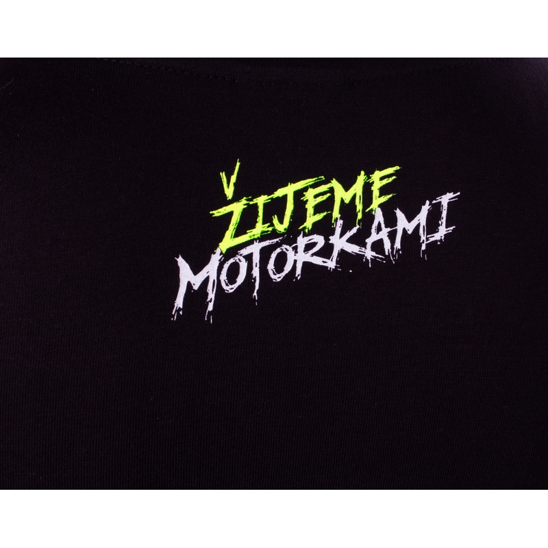 MotoZem t-paita pojille - Elämme moottoripyörien kanssa