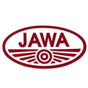Tarra JAWA punaisella reunuksella