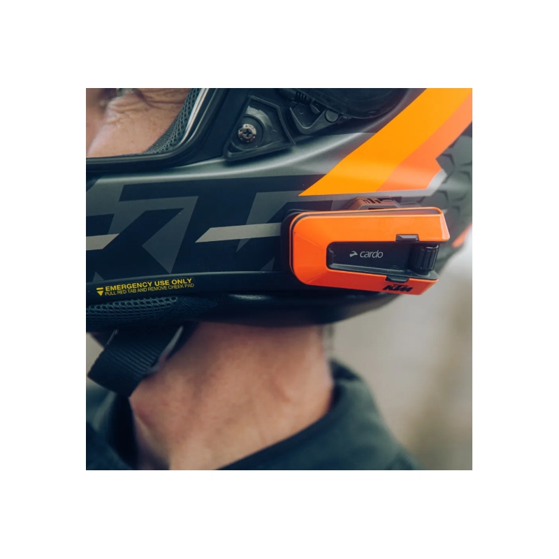 Bluetooth-välipuhelin CARDO PACKTALK EDGE KTM solo