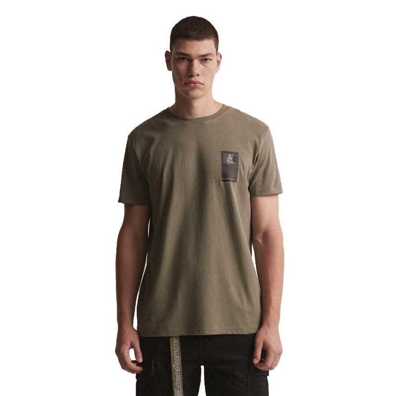 T-paita DAKAR DKR Patch khaki