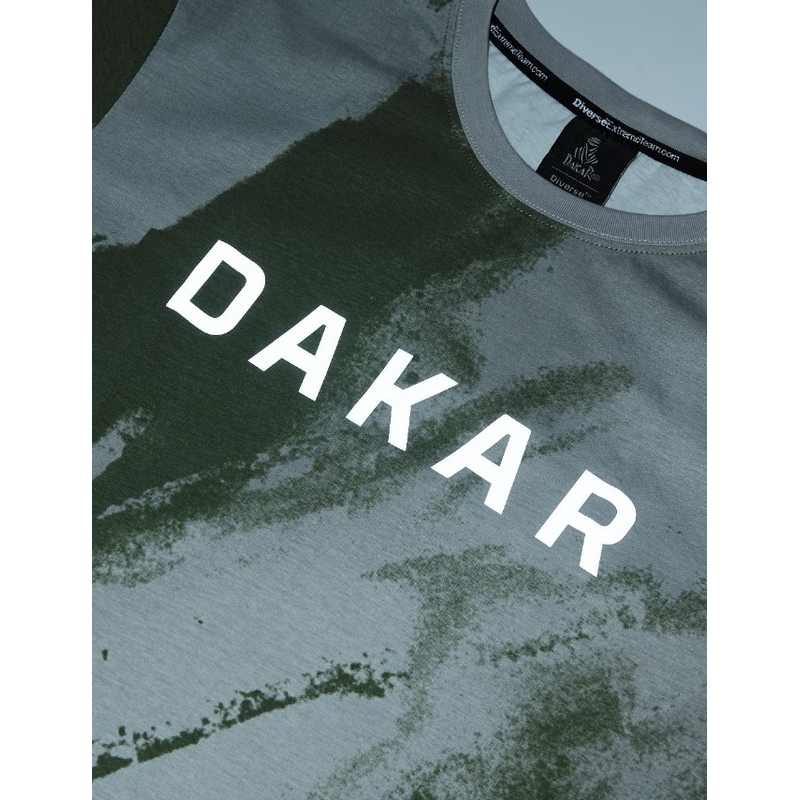 T-paita DAKAR DKR Yli harmaa alennusmyynti