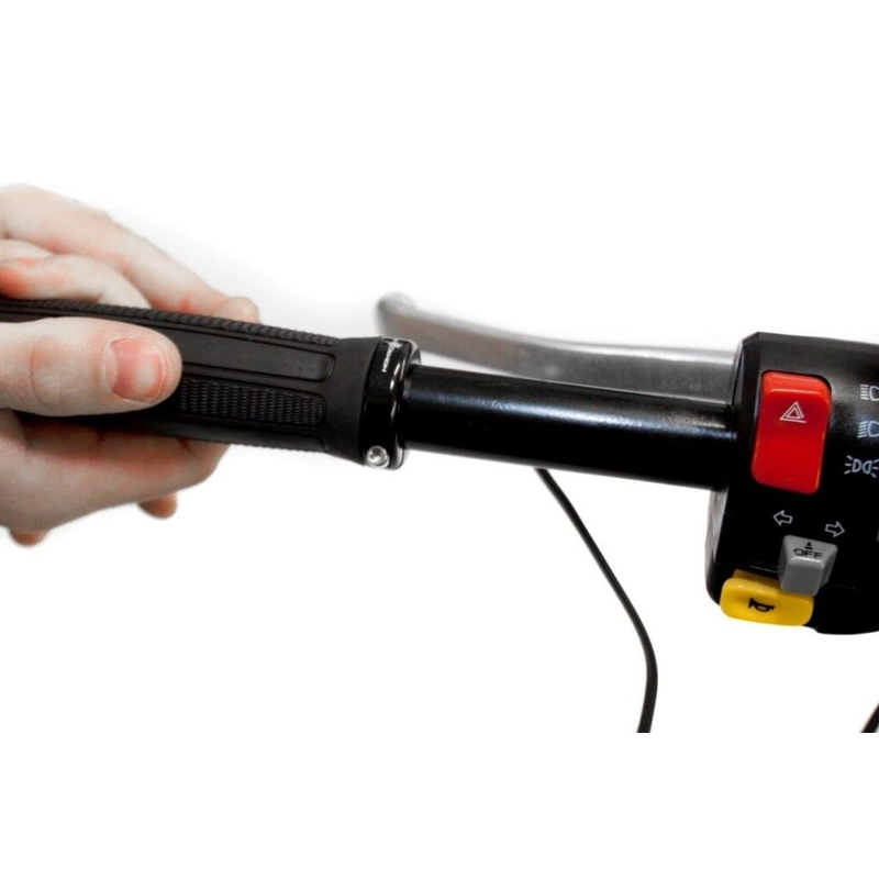 Lämmitetyt kahvat SYMTEC ATV Clamp On High/Low RR musta