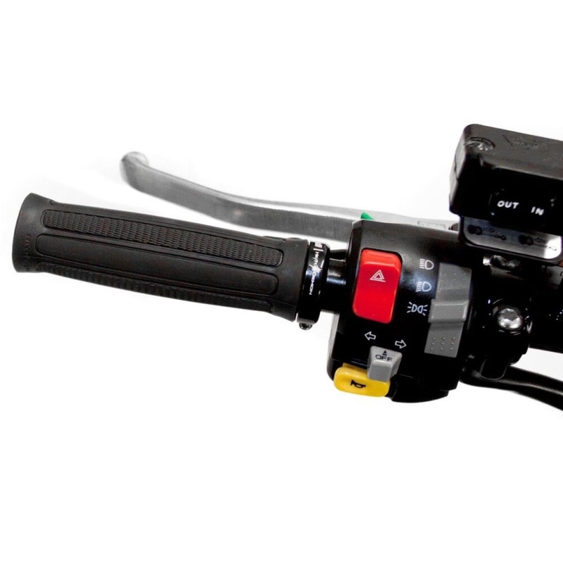 Lämmitetyt kahvat SYMTEC ATV Clamp On High/Low RR musta