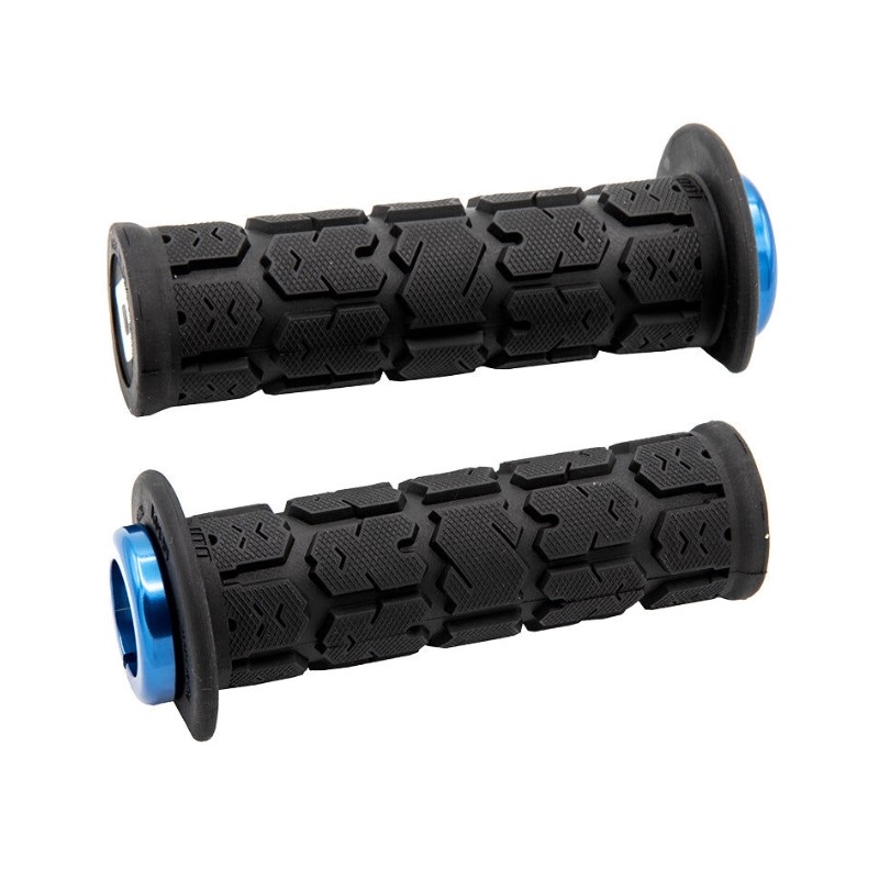 Kahvat ODI ROGUE ATV LOCK-ON V2.1 125mm musta-sininen